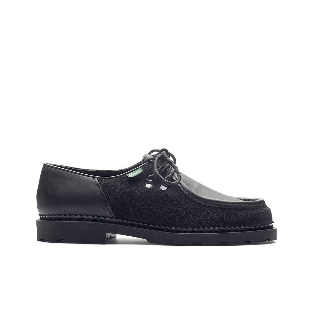 Chaussures Homme PARABOOT X ENGINEERED GARMENTS MICHAEL Lisse/Velours Noir   Homme | TMY-0828642