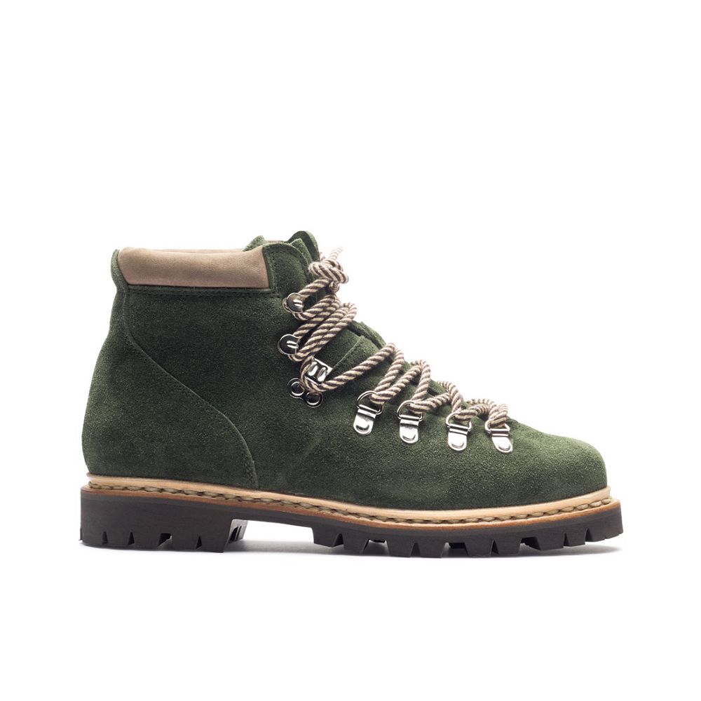 Bottes Femme PARABOOT AVORIAZ Jannu Velours Green   Femme | RRA-0525068