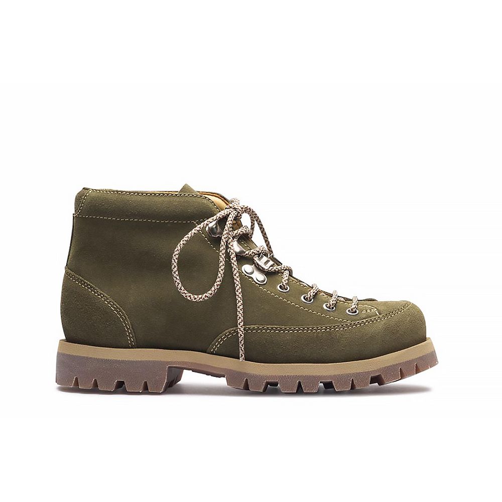 Bottes Femme PARABOOT YOSEMITE ND Jannu Velours Olive   Femme | TIP-7030852